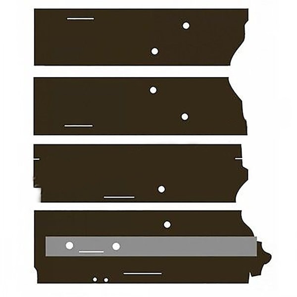 Aftermarket CR50P Cab Post Kit Fits John Deere Tractor 4050 4250 4450 4650 4850 Fits JD Trac CAG50-0009 - main